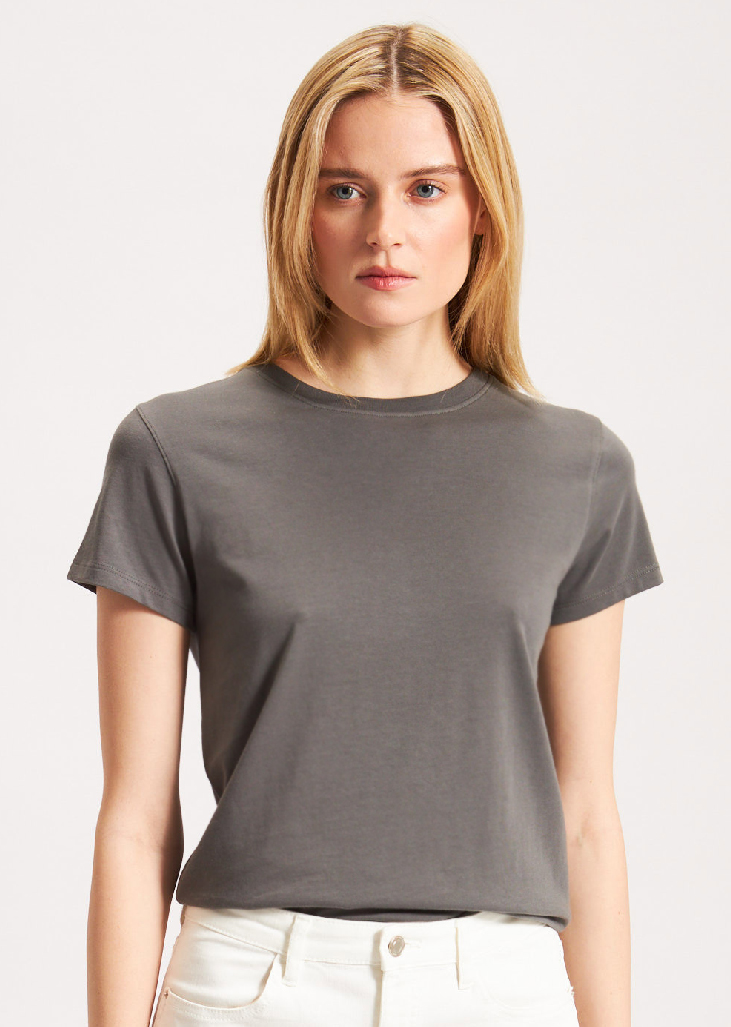 FALL PIMA COTTON STRETCH SLIM T-SHIRT