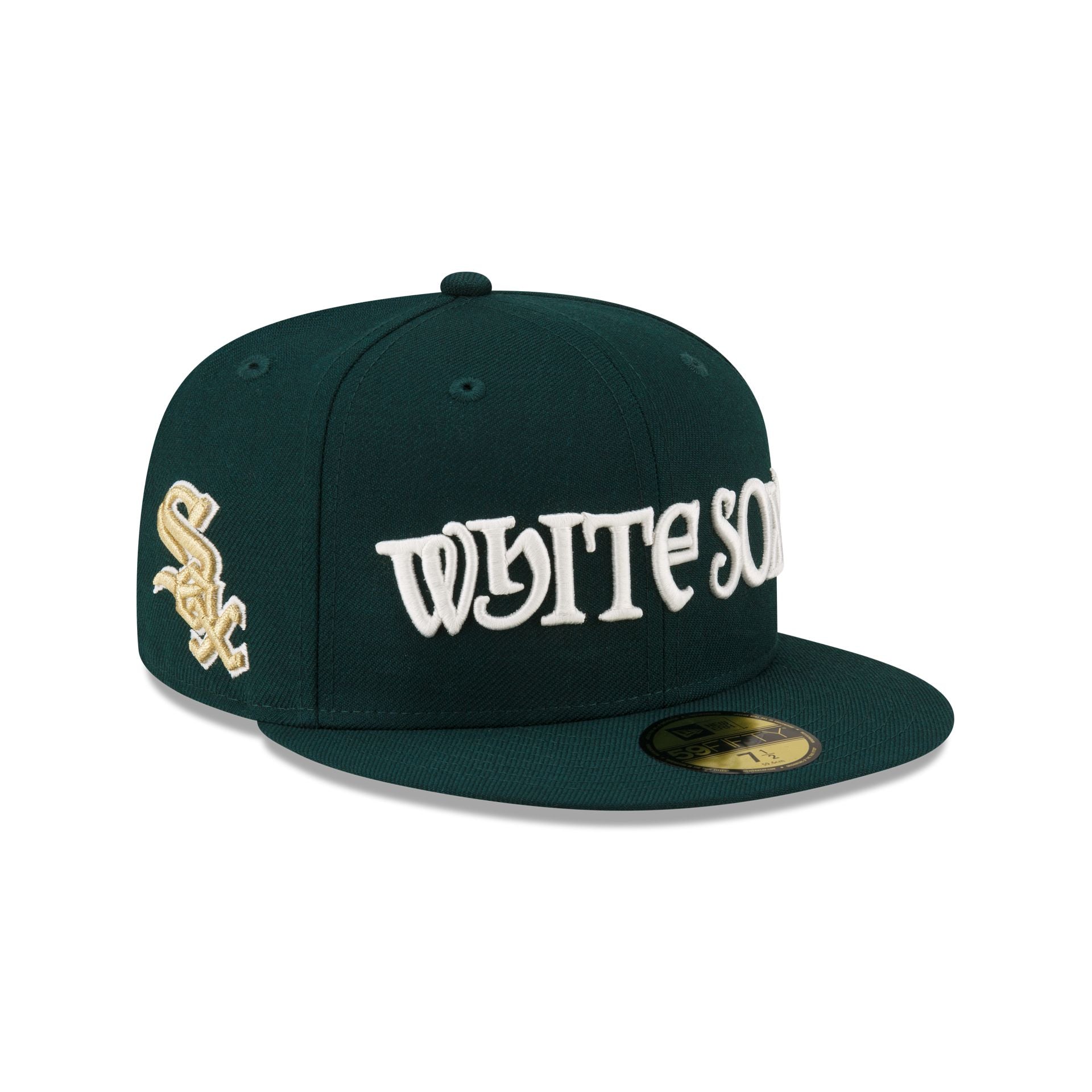 Image of Just Caps Dark Green Wool Chicago White Sox 59FIFTY Fitted