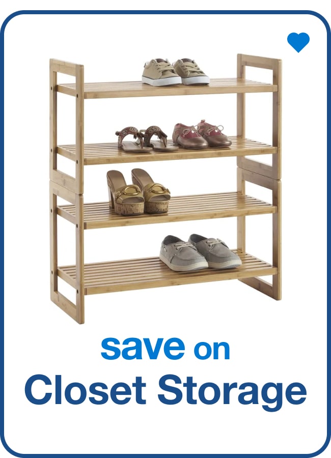 Save on Closet Storage â€” Shop Now!