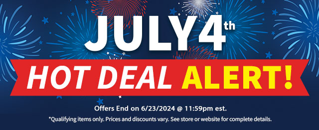 July 4th Hot Deal Alert! Offer Ends on 6/23