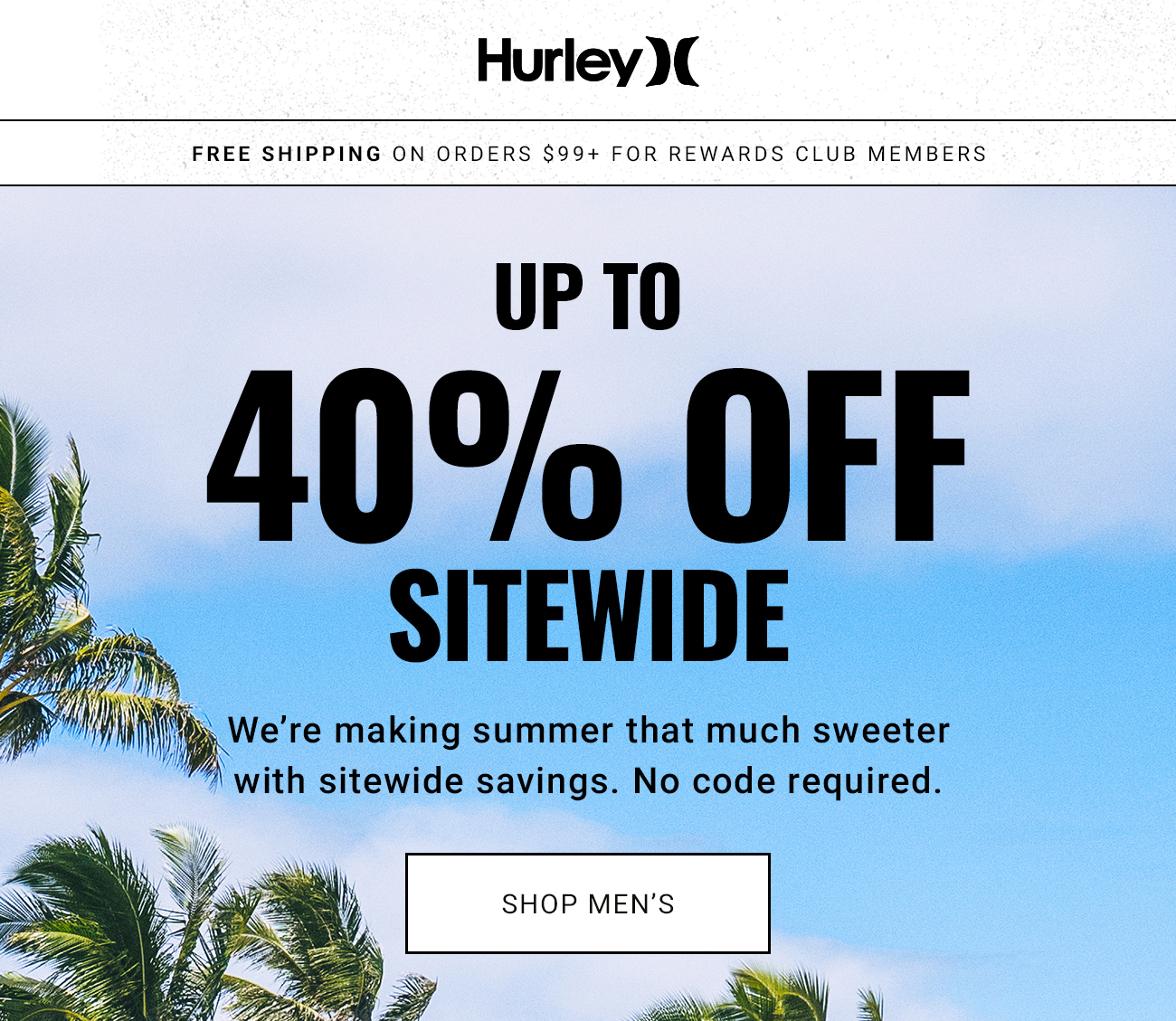 Hurley - 40% OFF Sitewide | Shop Men's