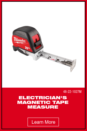 Electrician's Magnetic Tape Measure