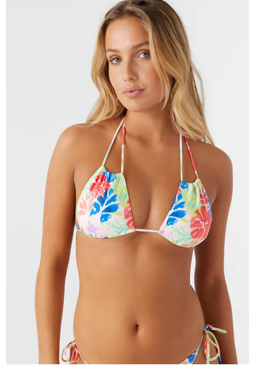 BELLA TROPICAL VENTURA MULTI-WAY HALTER TOP