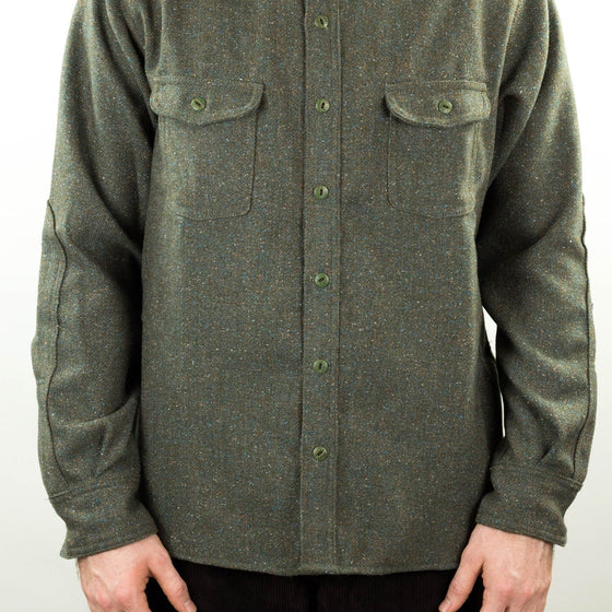 Inis Mor pasture, Kerry Woolen Mills, Ireland Wool Dust Bowl Workshirt