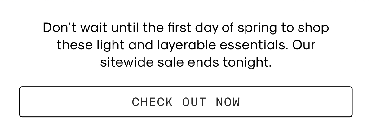 spring sitewide sale