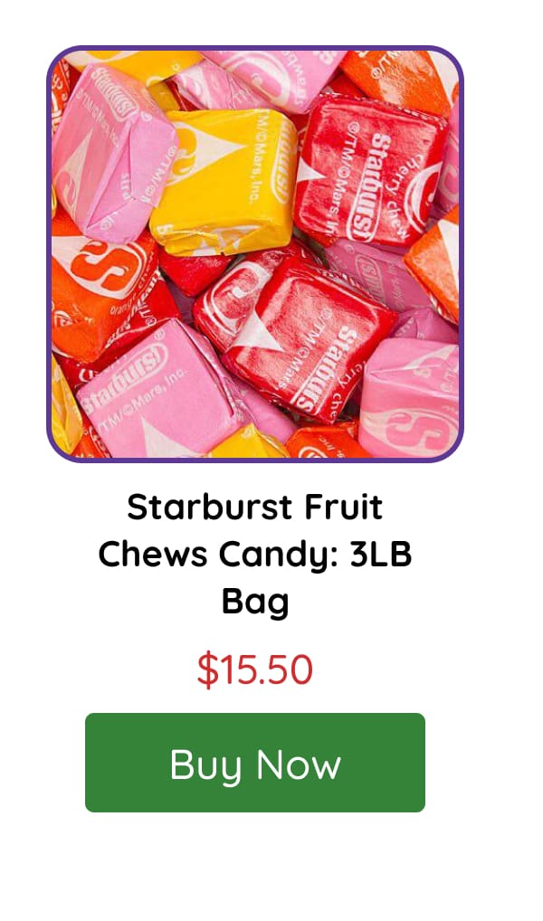 Starburst Fruit Chews Candy: 3LB Bag