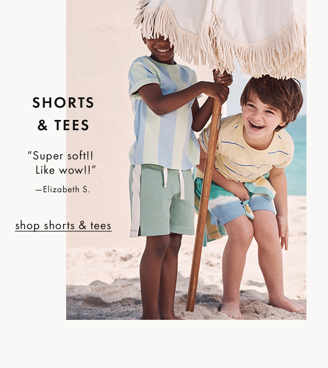 SHORTS & TEES | "Super soft !! Like wow !!" -Elizabeth S. | shop shorts & tees