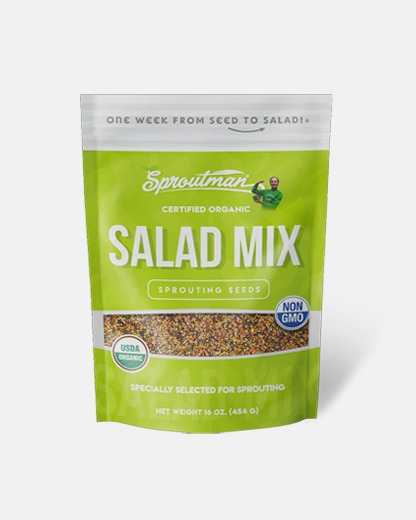 Sproutman® Organic Salad Mix Sprouting Seeds (16 oz)