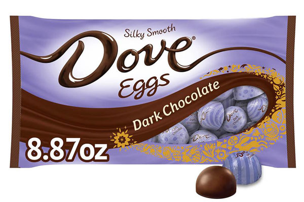 161350 -Dove Dark Chocolate Easter Eggs: 35-Piece Bag