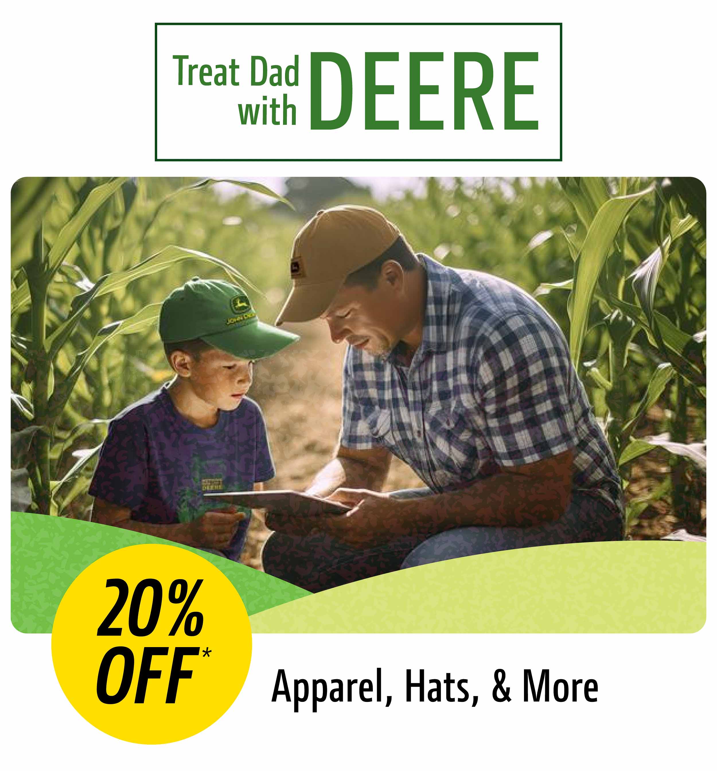 Treat Dad with DEERE