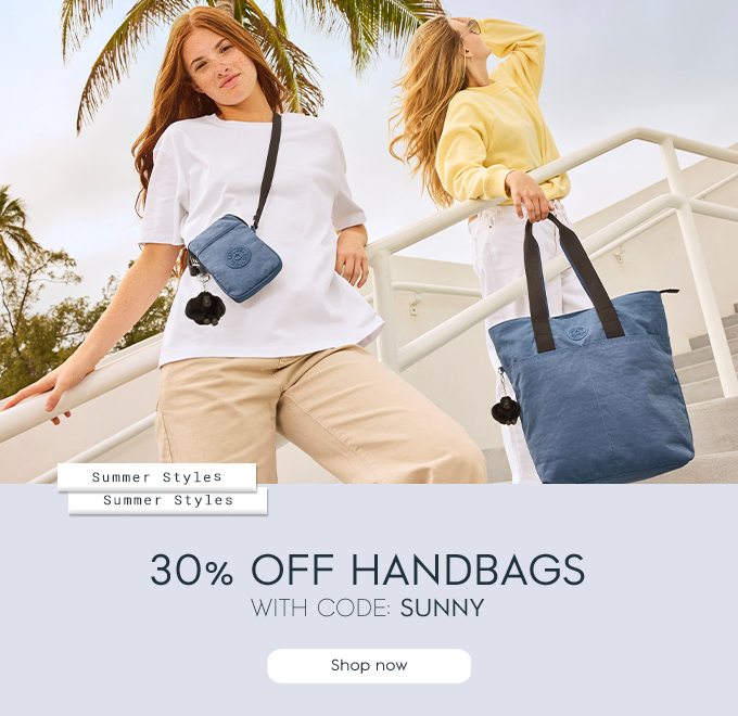 30% OFF HANDBAGS WITH CODE: SUNNY