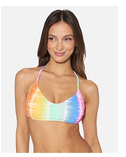 Rainbow Ombre Front Halter