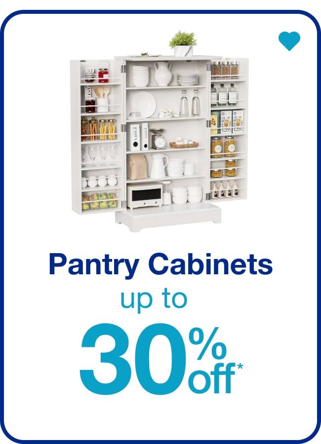 Up to 30% Off Pantry Cabinets â€” Shop Now!