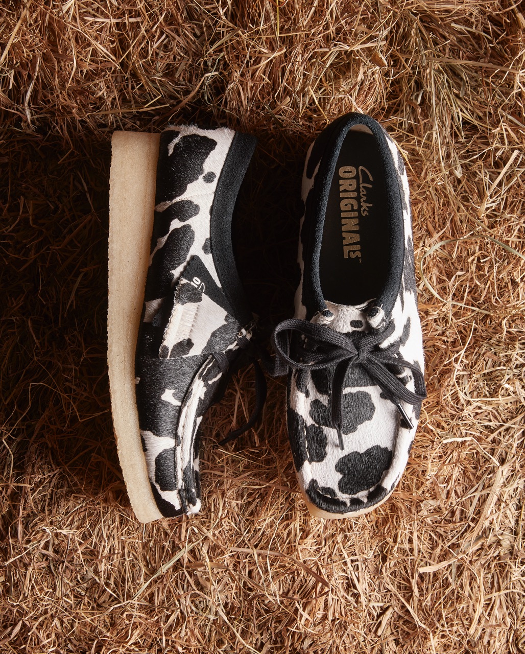 Wallabee Cow Print Hair On