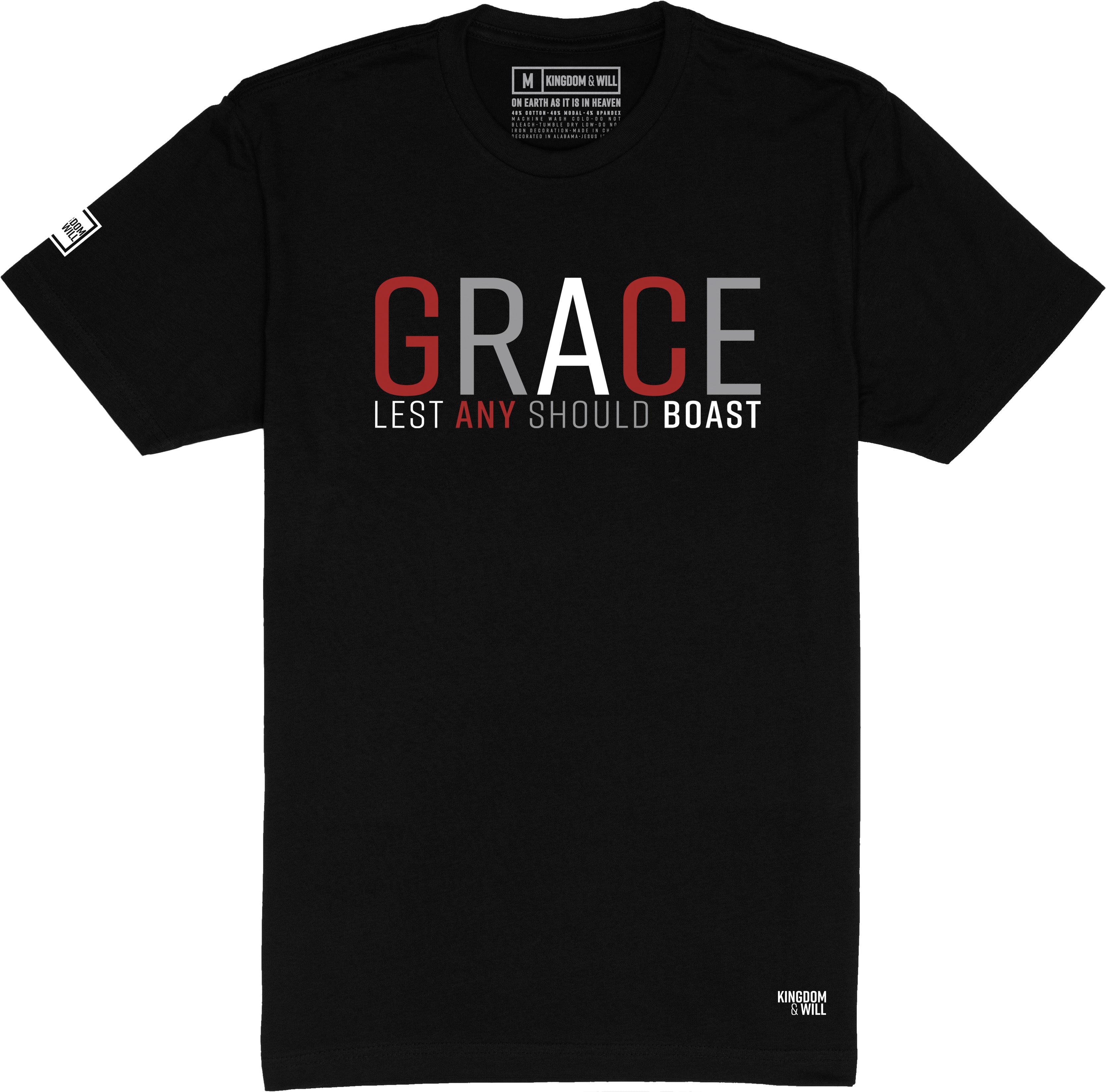 Image of Grace T-Shirt (Black & Red)