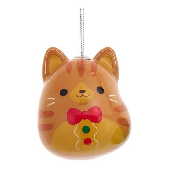 Squishmallow 3" Decoupage Ornament - JONES THE GINGERBREAD CAT