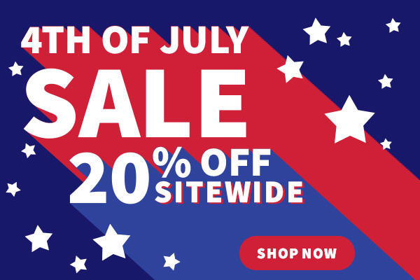 20% off Sitewide 4th of July