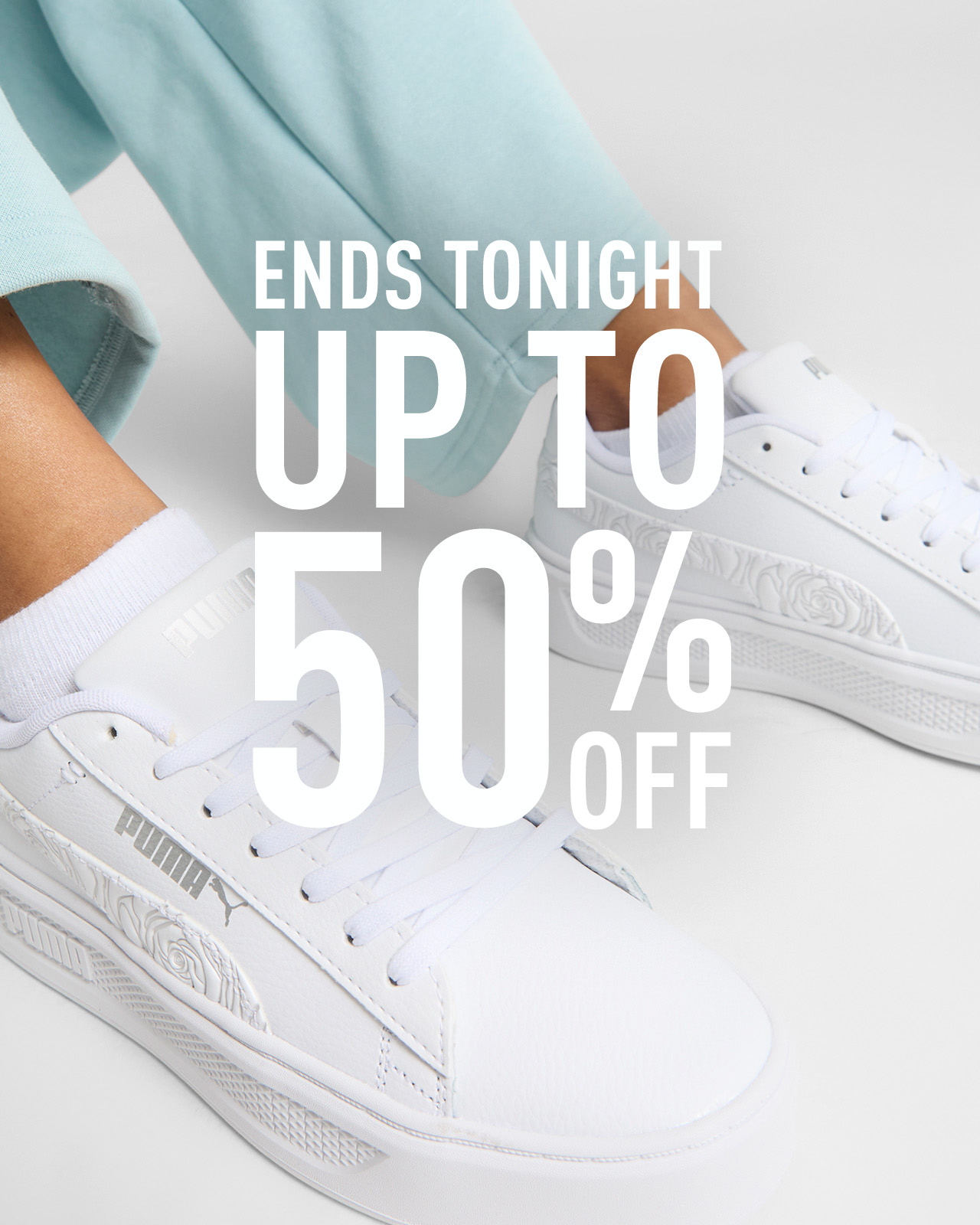 ENDS TONIGHT | UP TO 50% OFF