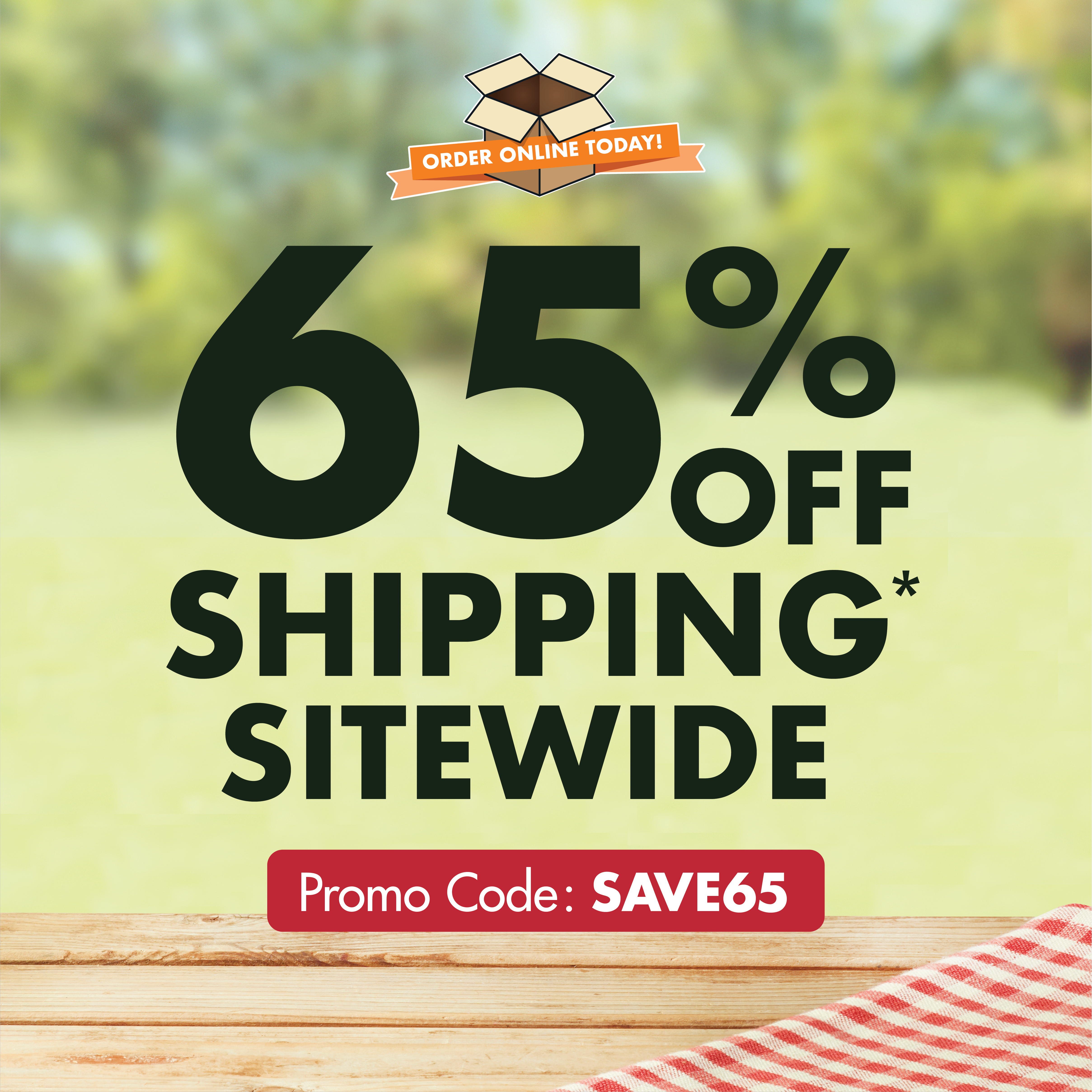 Get 65% off shipping on Dollar Tree orders with code SAVE65 until 8/22/24