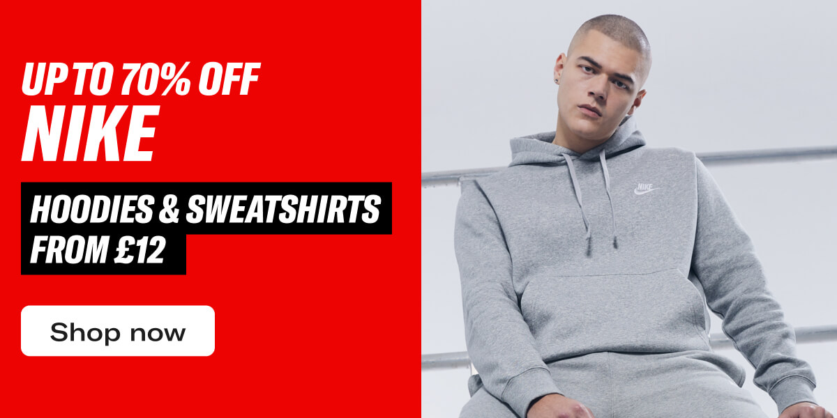 Up To 70% Nike. Hoodies & Sweatshirts From £12.