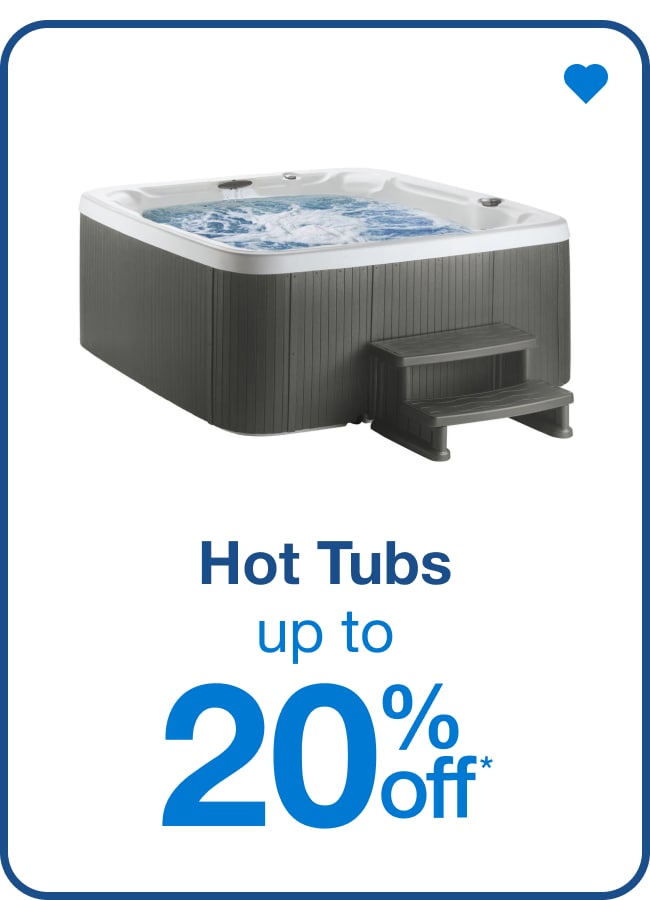 Hot Tubs Up to 20% Off â€” Shop Now!