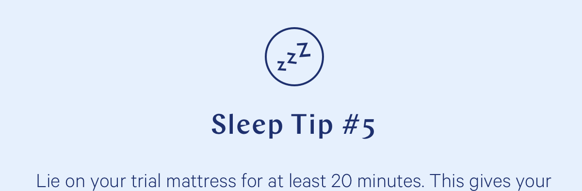 Sleep Tip 5