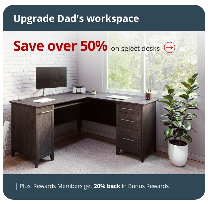 Save over 50% on Select Desks