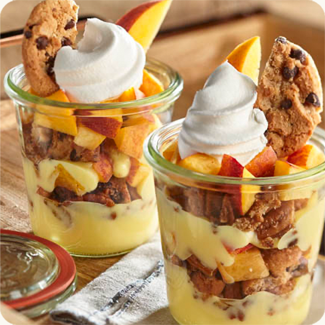 SOUTHERN "PEACH COBBLER" PARFAITS