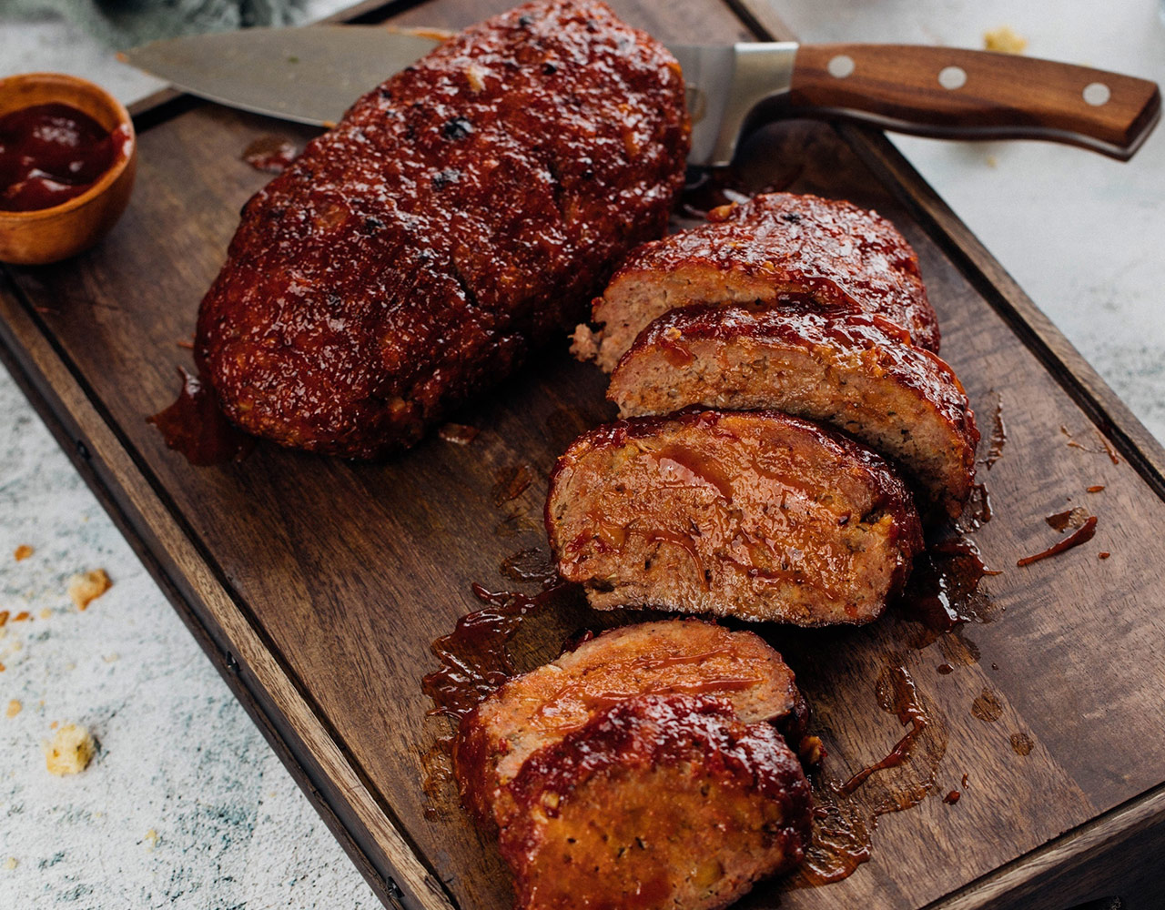 image of the Barbecued Meatloaf