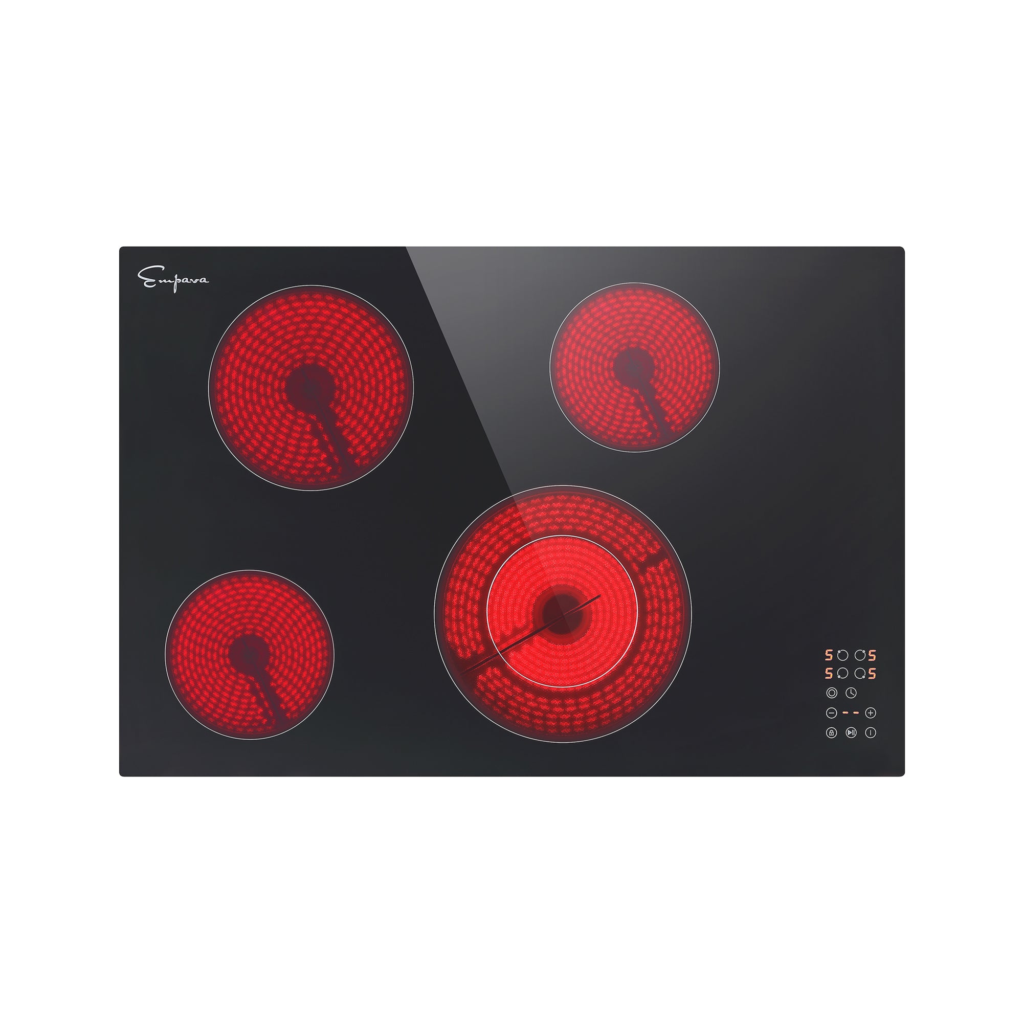 Image of Empava 30REC12 30 Inch Black Electric Radiant Cooktop