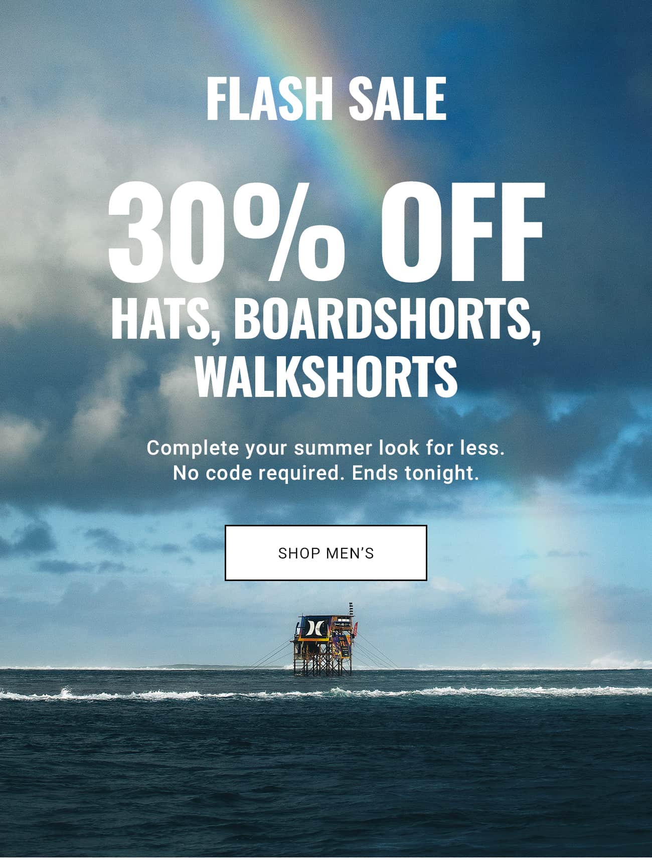 Flash Sale 30% OFF Hats, Boardshorts, Walkshorts | Shop Men's