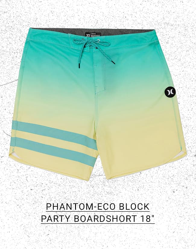 Phantom-Eco Block Party Boardshort 18''