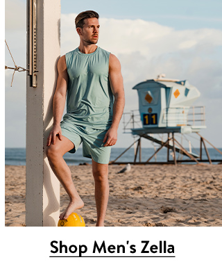 Man wearing a tank and shorts