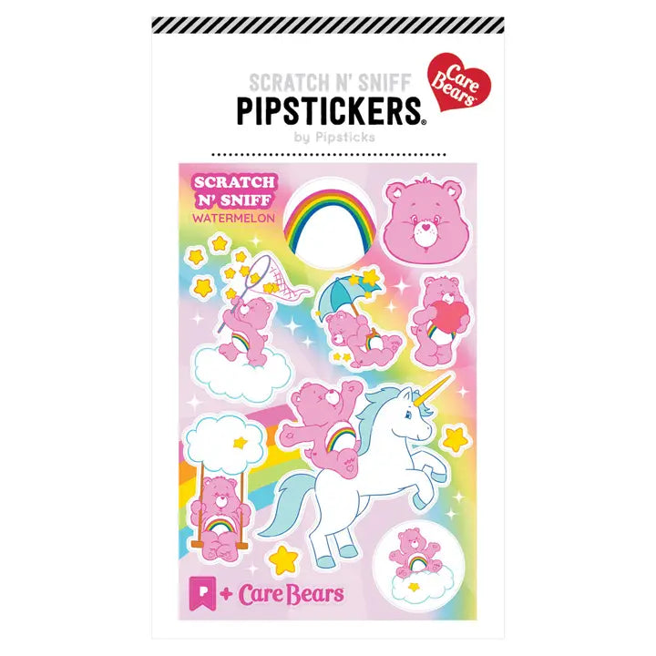 Pipsticks + Care Bears Cheer Bear Scratch 'n Sniff Stickers