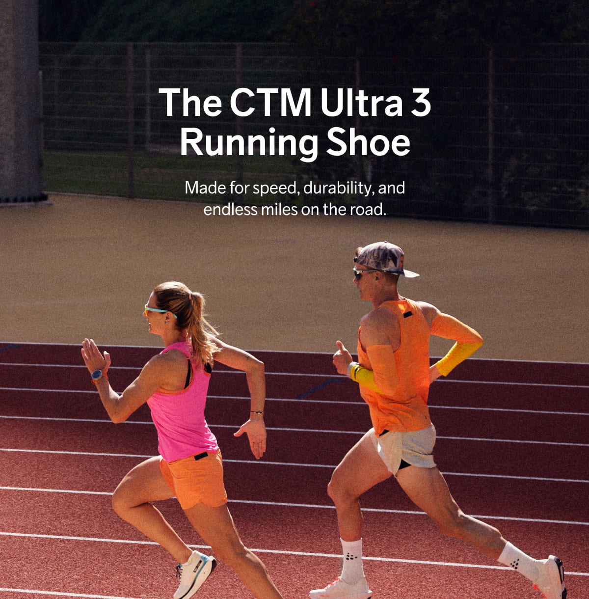 The CTM Ultra 3 Running Shoe, Made for speed, durability, and endless miles on the road.