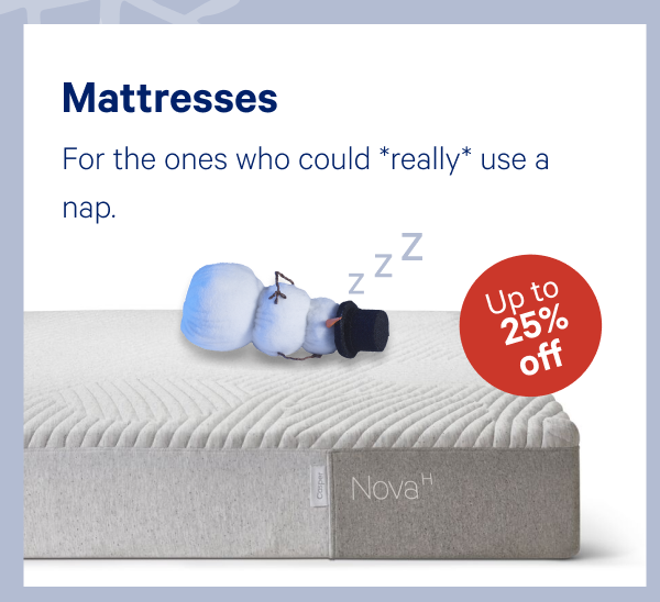 [25% off] >> Mattresses >> 