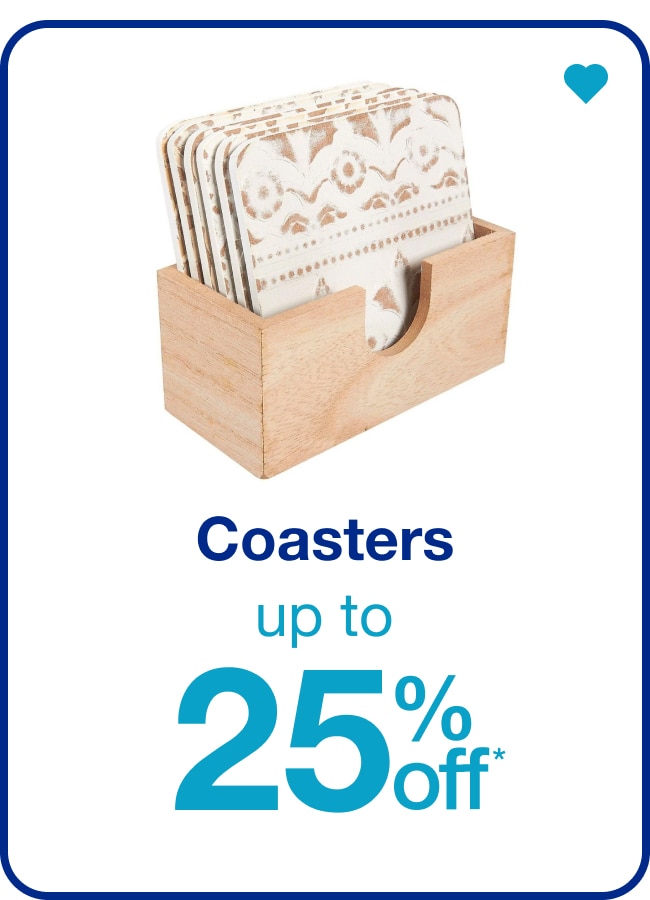 Coasters Up To 25% Off â€” Shop Now!