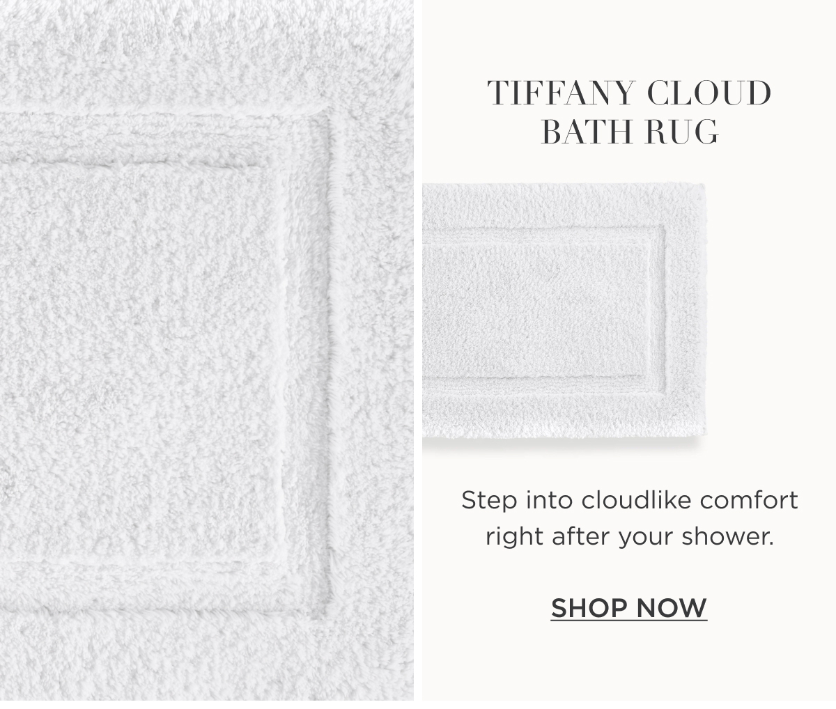 TIFFANY CLOUD BATH RUG