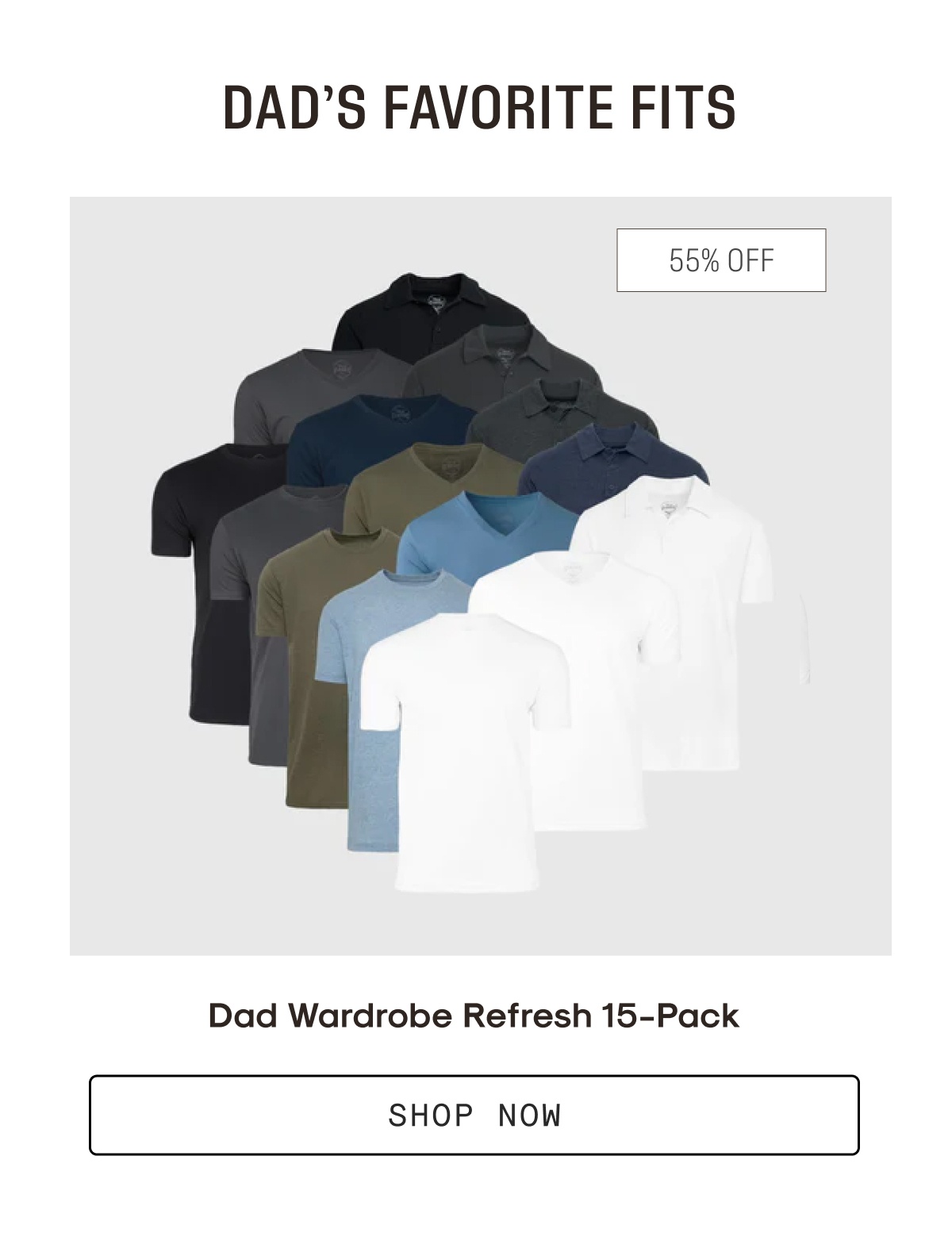 Dad Wardrobe 15-Pack