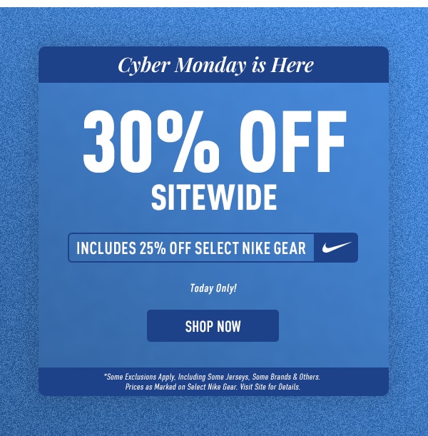 Cyber Monday Is HERE >> 30% Off Sitewide For One Day Only