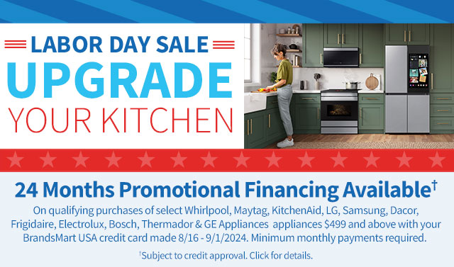 Labor Day Sale. Upgrade Your Kitchen