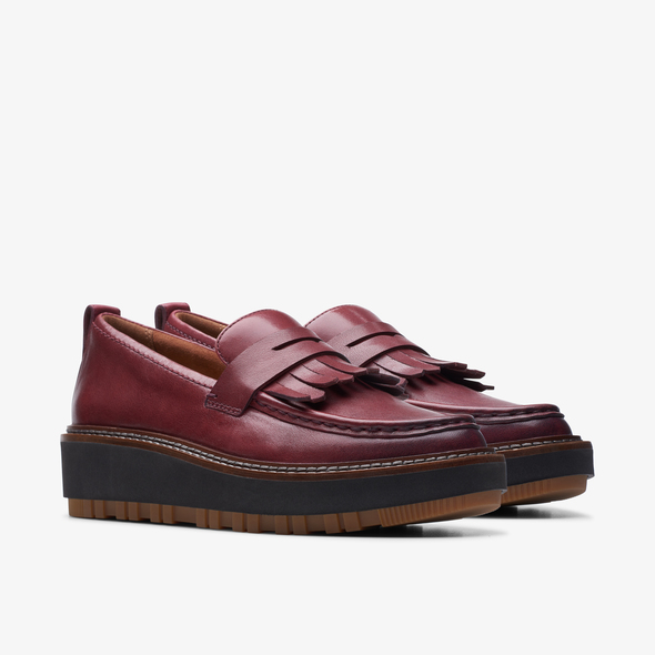 Orianna Loafer Burgundy Leather