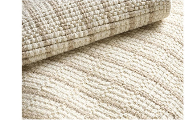 Lawrence Natural Woven Wool Custom Rug