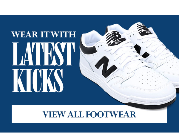 Wear it with the latest kicks. View all footwear.