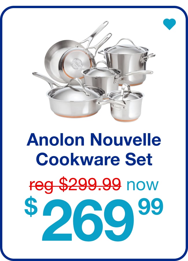 Analon Nouvelle Cookware Set Now $269.99 â€” Shop Now!