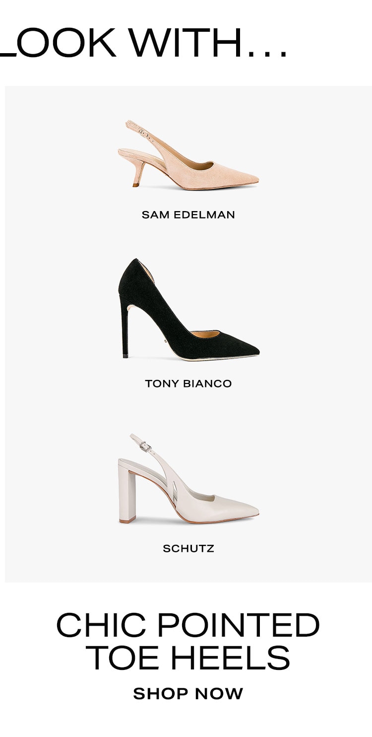 Style Your Look With... Chic Pointed Toe Heels. Shop now.