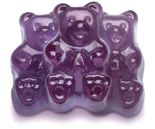 126337 - Albanese Purple Grape Gummy Bears: 5LB Bag