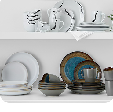 From $27.99* 12-pc. or 16-pc. dinnerware sets