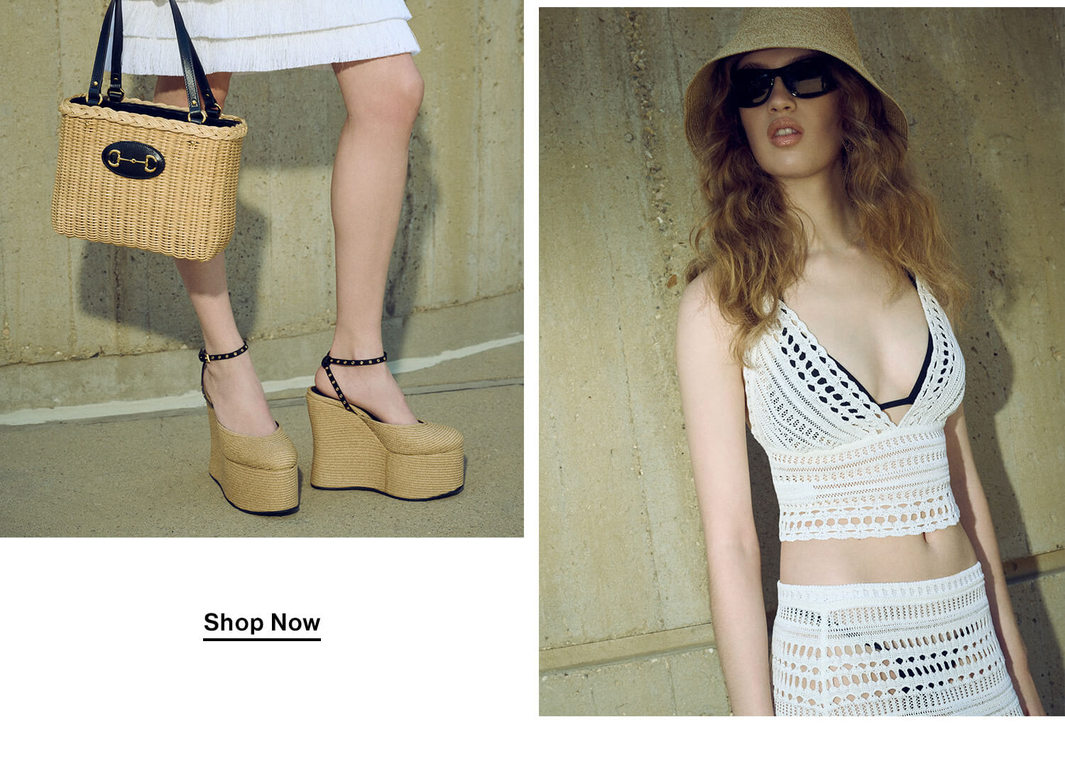 BLOCK PARTY. From BBQs to pool parties, think sheer crochet sets & light hues. Shop Now