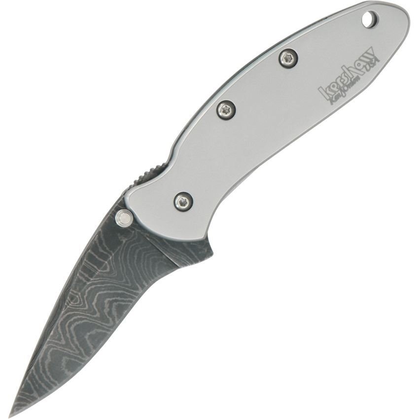 Kershaw 1600DAM Chive Damascus Assisted Opening Framelock Folding Pocket Knife